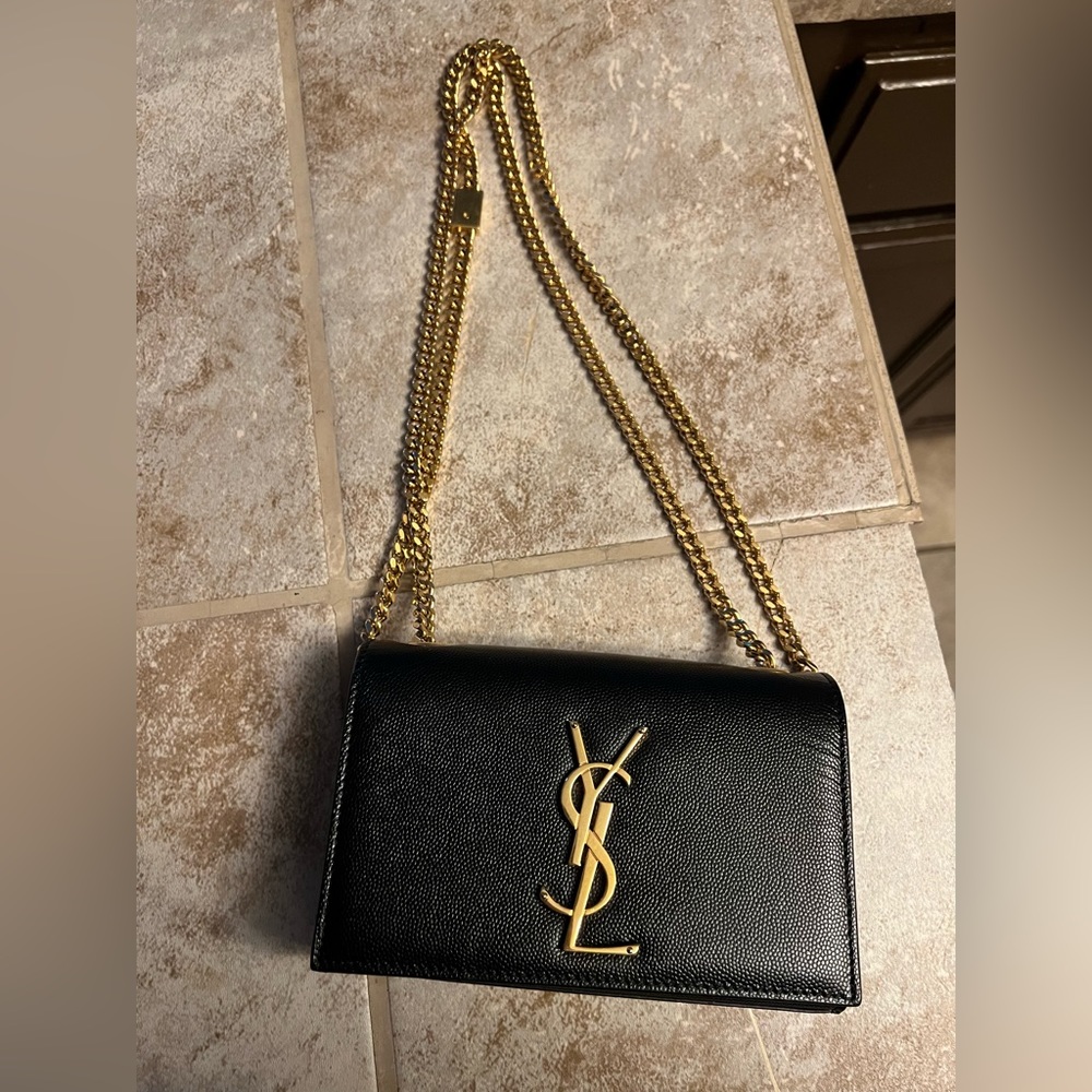Saint Laurent Kate Small Black Crossbody